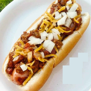 Loaded Cheese Chili Dog